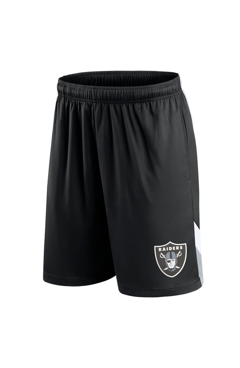 FANATICS Men's Fanatics Branded Black Las Vegas Raiders Slice Shorts, Alternate, color, 