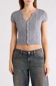 PacSun Liana Cable Cardigan