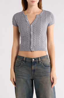 PacSun Liana Cable Cardigan