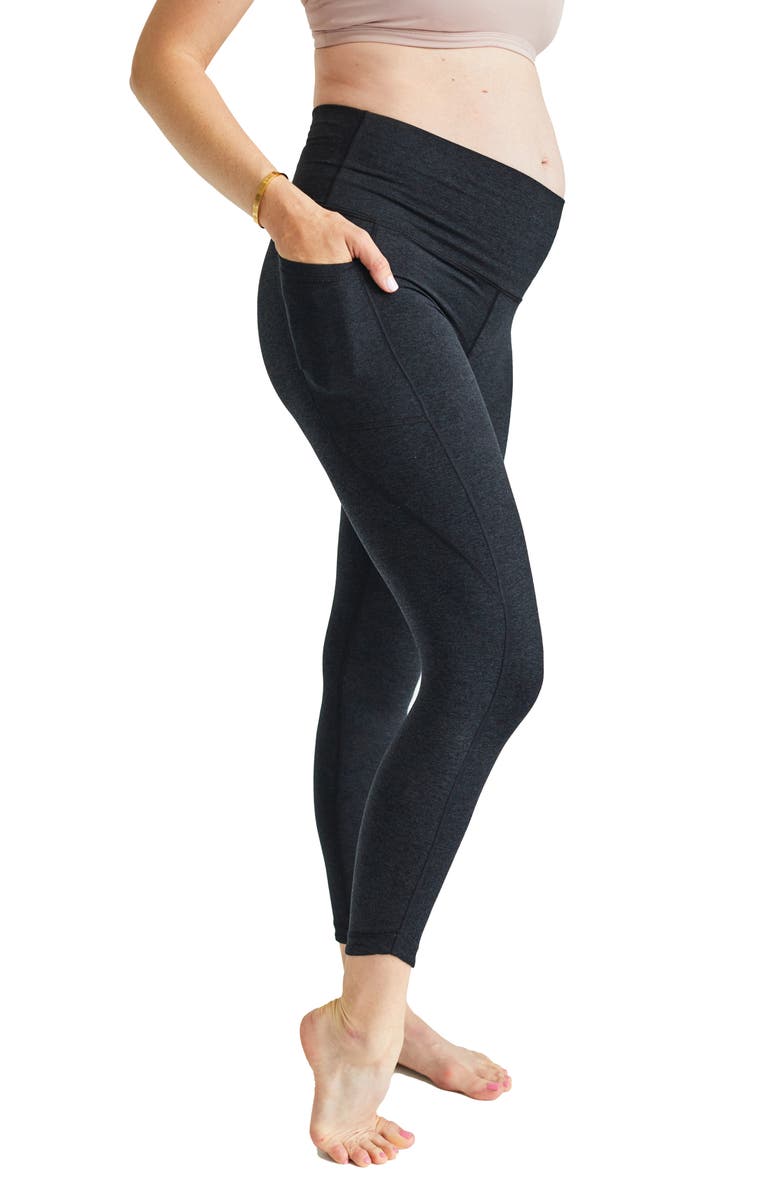 Anook Athletics Ellie Maternity 23-Inch Crop Leggings, Main, color, 