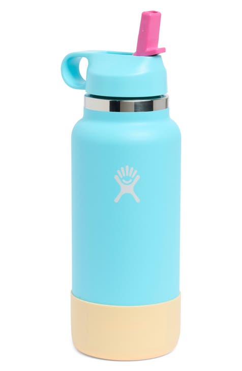 32-Ounce Wide Mouth Bottle with Straw Lid & Boot