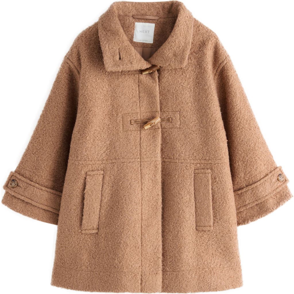 Next Kids' Toggle Coat In Brown