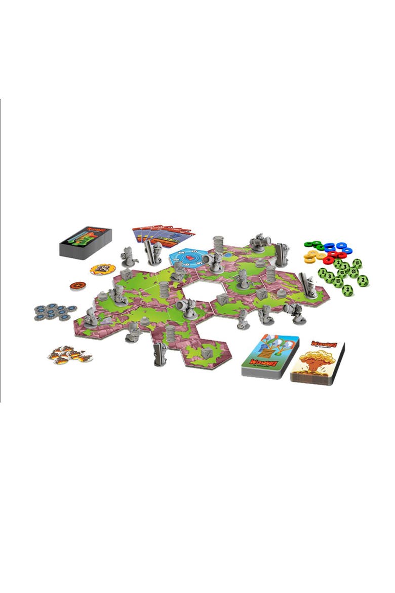 Worms The Hilarious Tabletop Board Game, Alternate, color, Multicolored