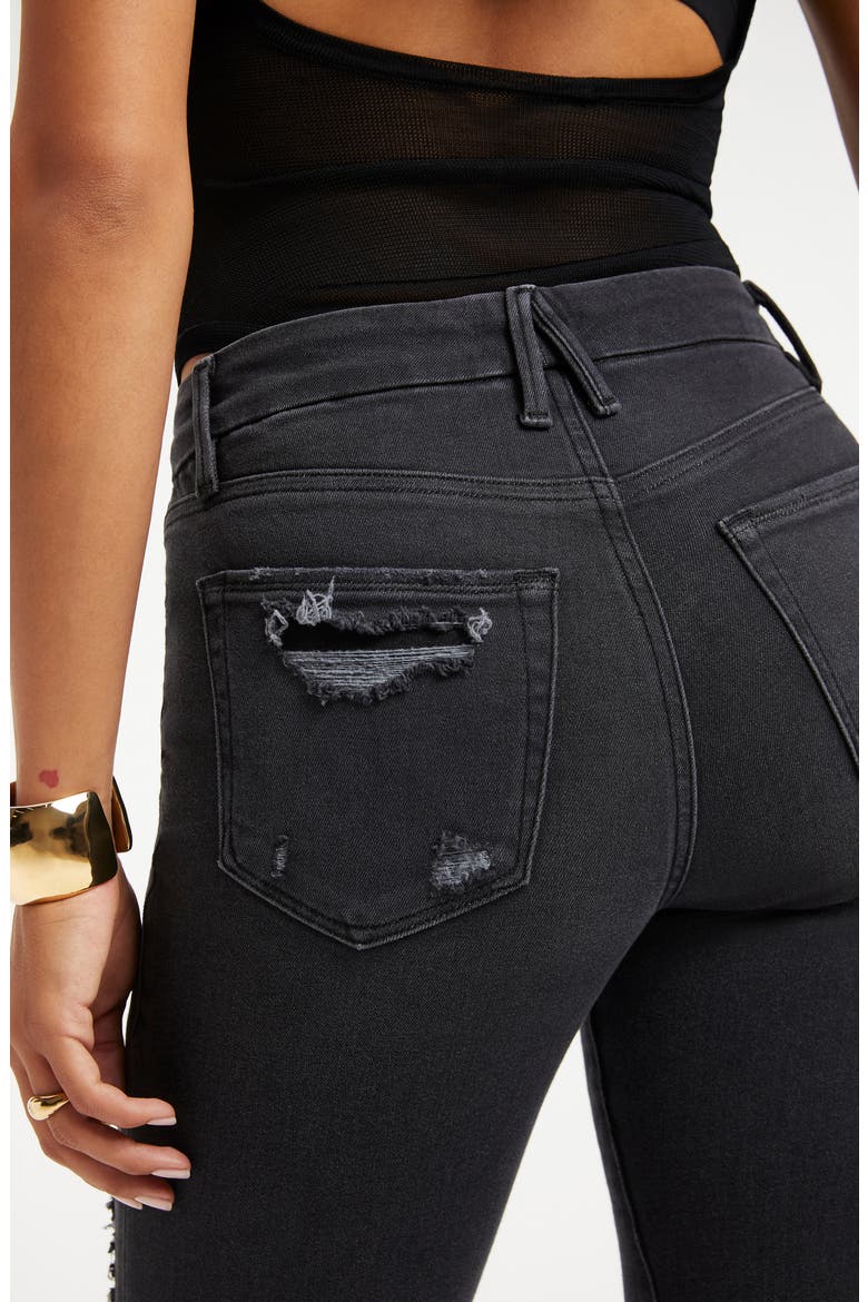 Good Legs Festival Rips High Waist Ankle Skinny Jeans, Alternate, color, BLACK276