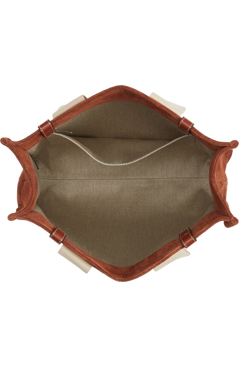 Chloé Medium Woody Suede Tote, Alternate, color,