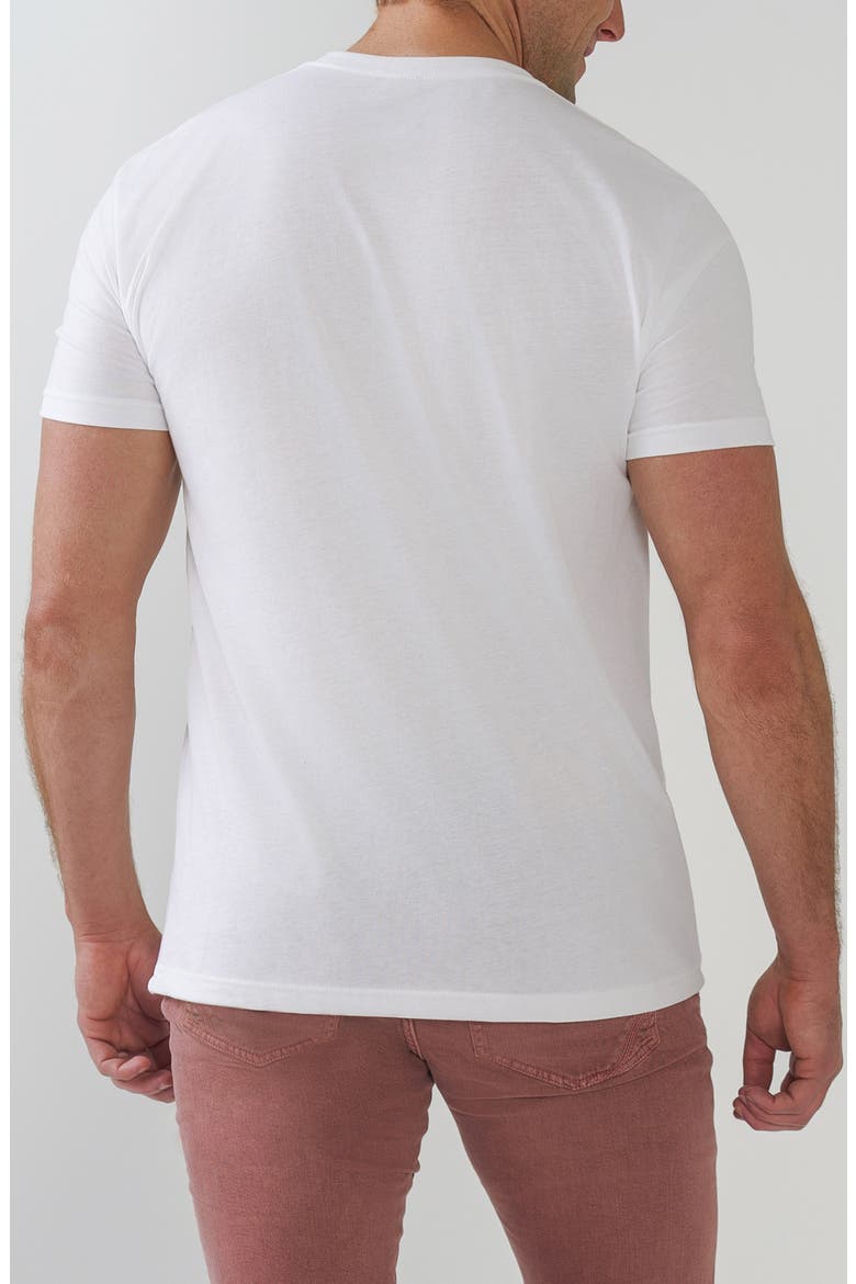 That's a Hard No Crewneck Graphic Undershirt, Alternate, color, WHITE