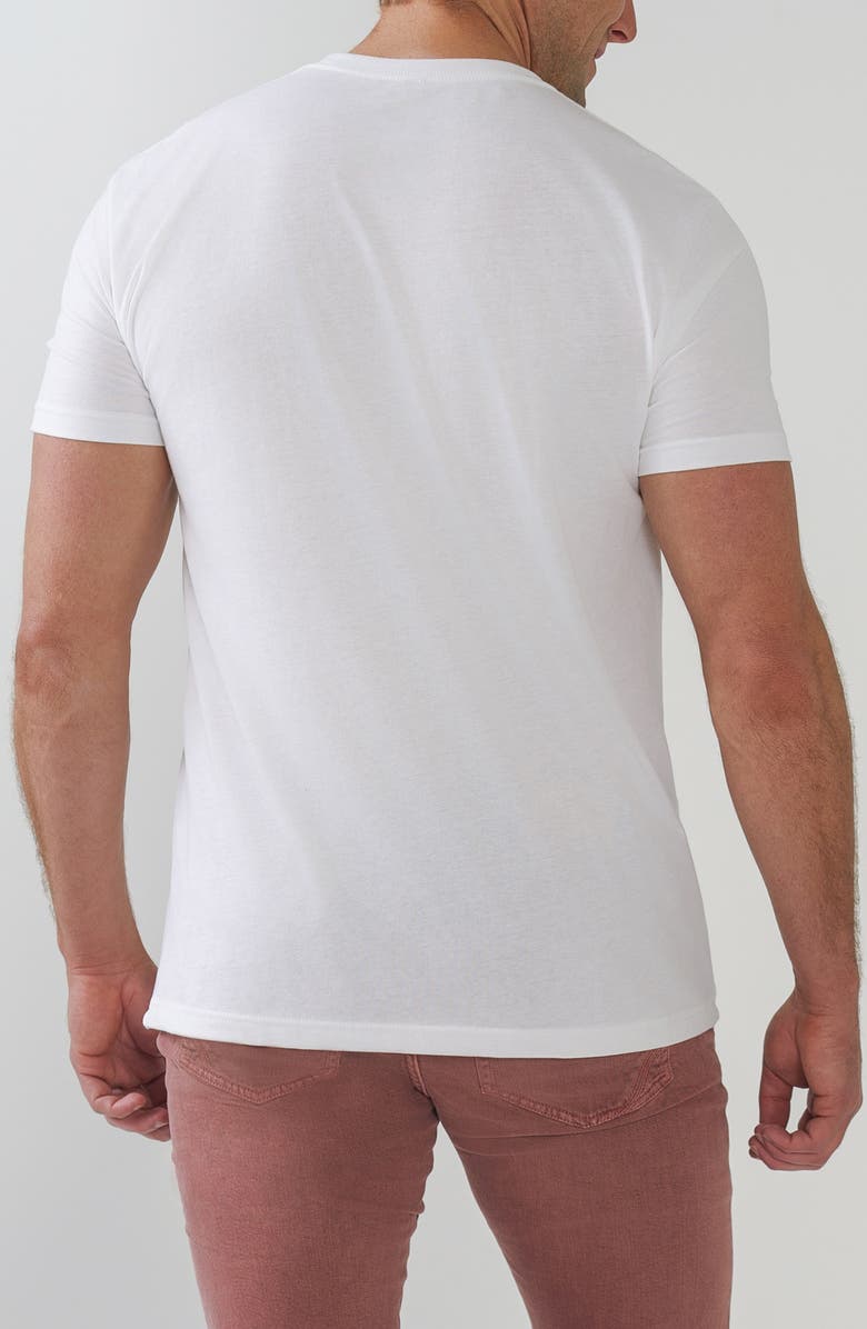 BORED REBEL That
s a Hard No Crewneck Graphic Undershirt, Alternate, color, White