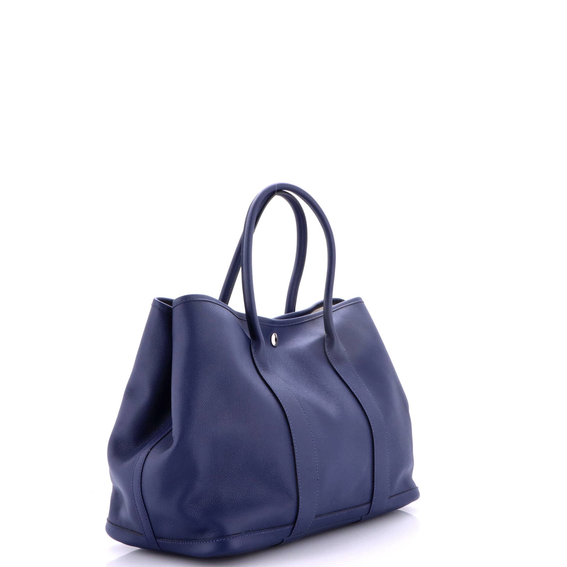 Garden Party Tote Leather 36, Alternate, color, Blue