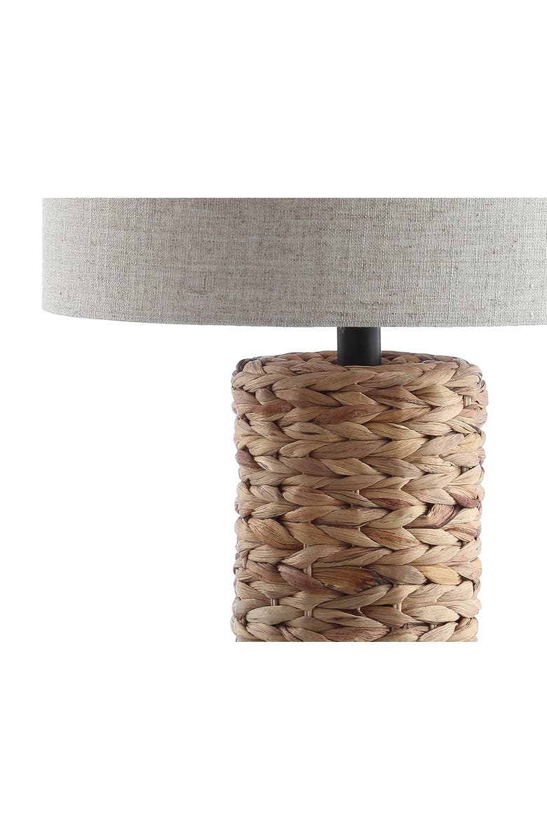 JONATHAN Y Elicia 25" 1-Light Coastal Water Hyacinth LED Table Lamp, Alternate, color, Natural