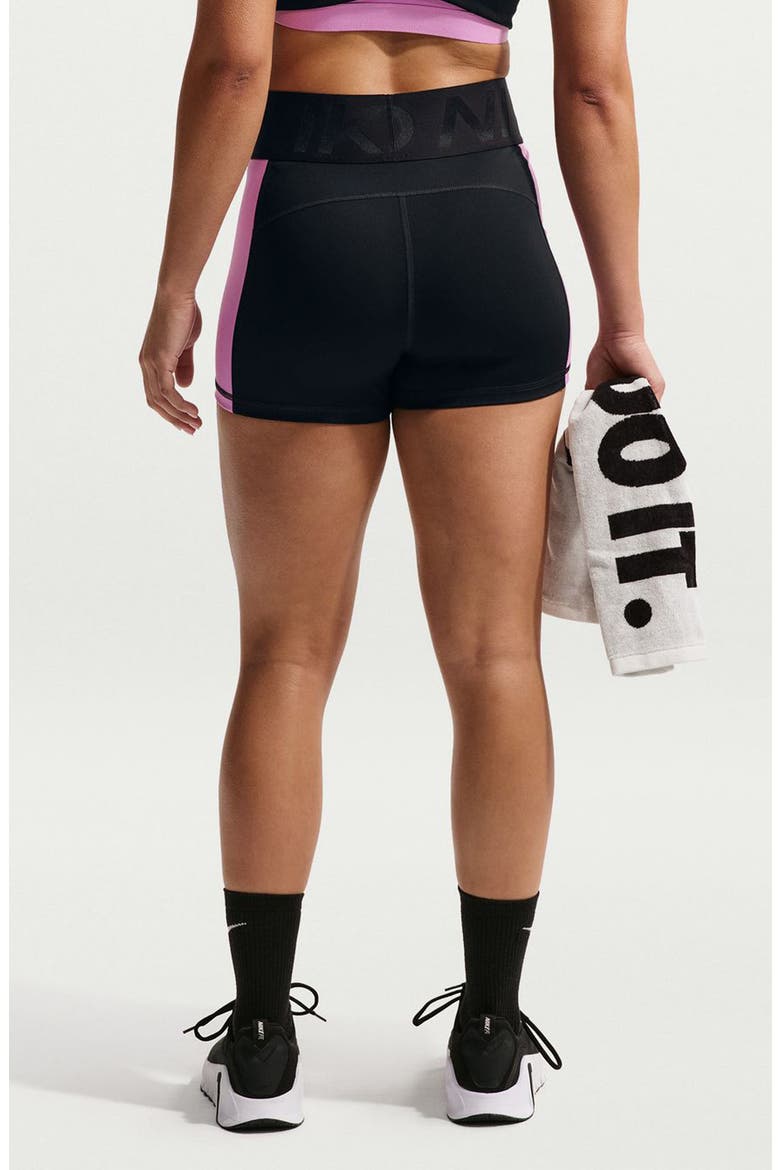 Pro Sculpt Dri-FIT Bike Shorts, Alternate, color, BLACK/ MAGENTA/ WHITE