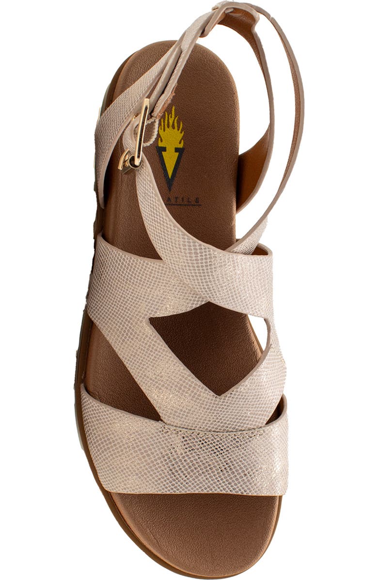 Volatile S'mores Ankle Strap Sandal, Alternate, color,