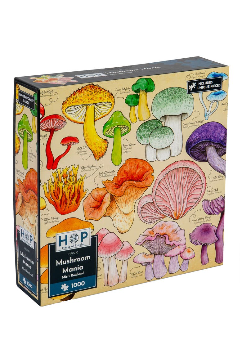 Mushroom Mania 1,000-Piece Jigsaw Puzzle, Main, color, NONE