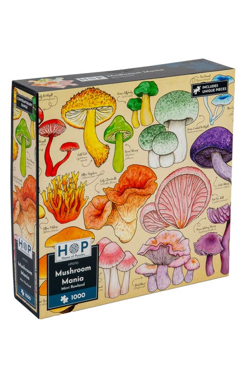Mushroom Mania 1,000-Piece Jigsaw Puzzle