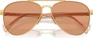 Prada 61mm Pilot Sunglasses