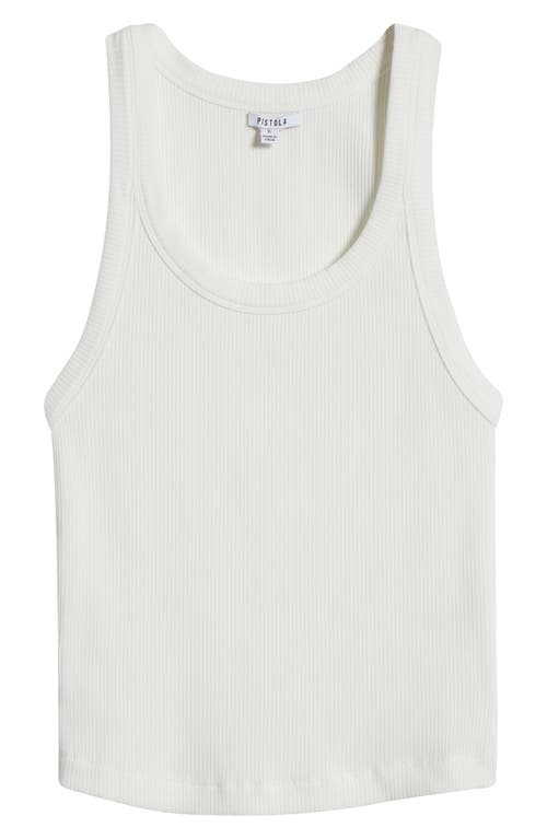 Pistola Christy Rib Tank In Le Blanc
