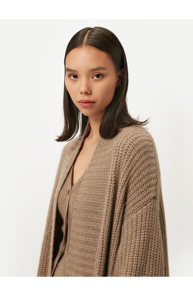 GOBI Mongolian Cashmere Open-Front Cashmere Cardigan, Alternate, color, 
