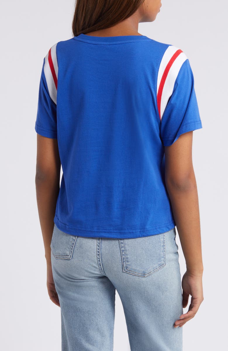 WEAR by Erin Andrews Women's WEAR by Erin Andrews Royal Buffalo Bills Cinched Colorblock T-Shirt, Alternate, color, Royal