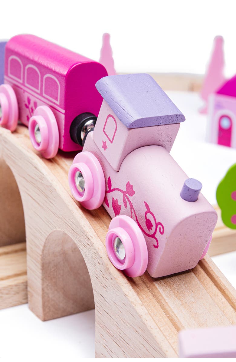 Bigjigs Rail Fairy Town Train Set, Alternate, color, Multicoloured