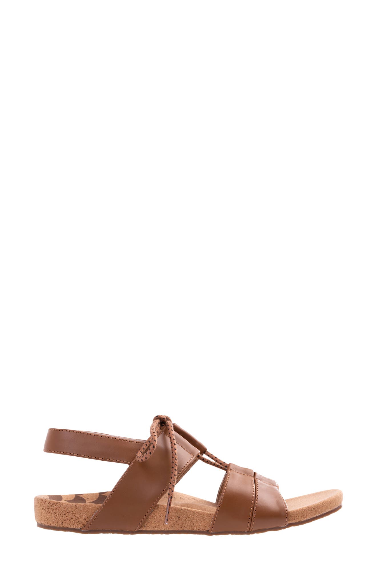 Adele Lace-Up Sandal, Alternate, color, SADDLE