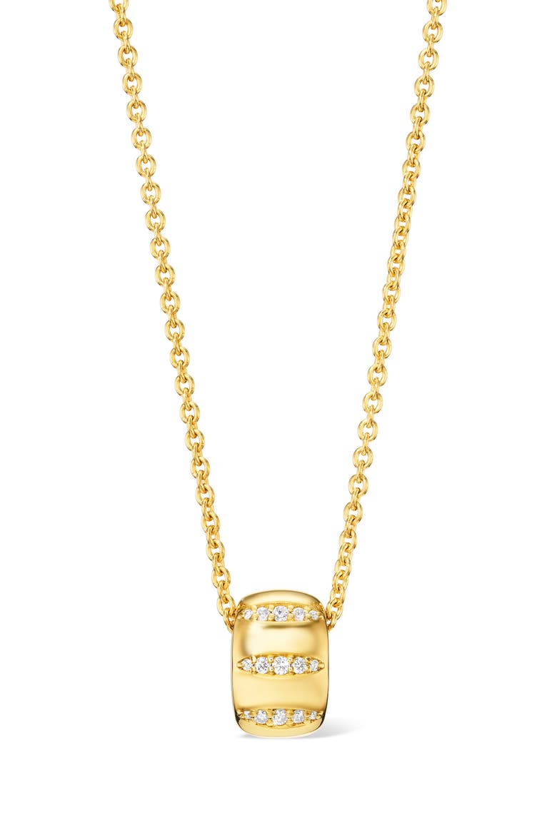 Veda Diamond Ring Necklace, Main, color, YELLOW GOLD