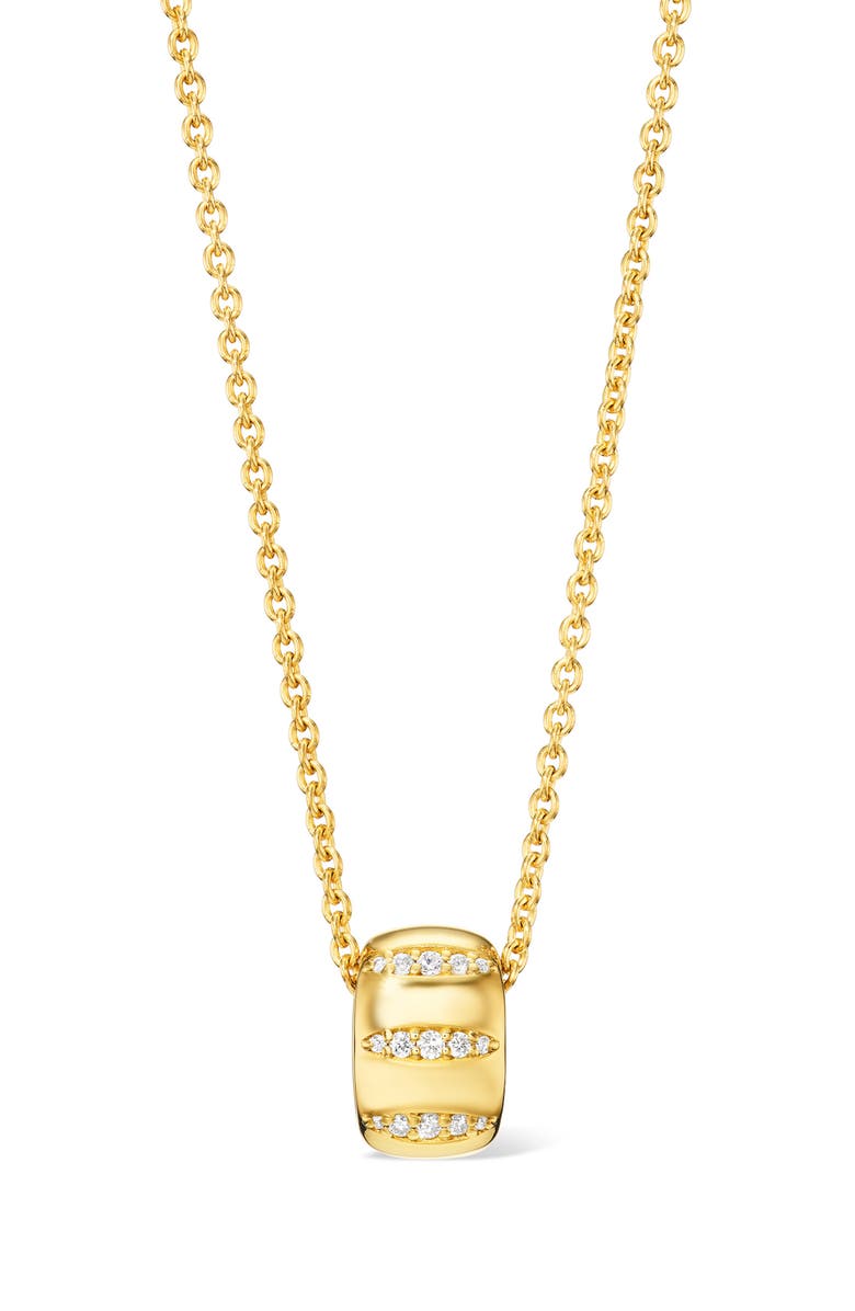 Pamela Zamore Veda Diamond Ring Necklace, Main, color, Yellow Gold