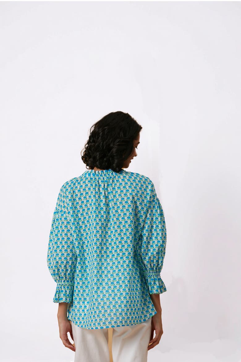 Rachel Shirt, Alternate, color, Blue Asahi