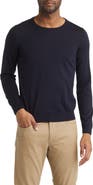 BOSS Leno Virgin Wool Crewneck Sweater