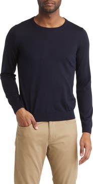 BOSS Leno Virgin Wool Crewneck Sweater