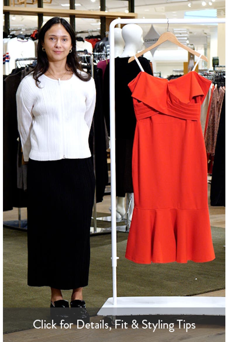 Dailene Off the Shoulder Midi Dress video