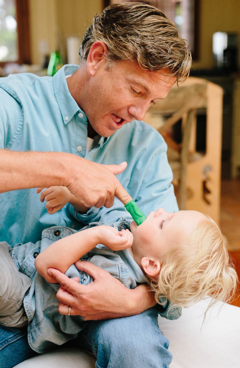 Babiators Chomps the Dino Brushie Kit, Alternate, color, Green