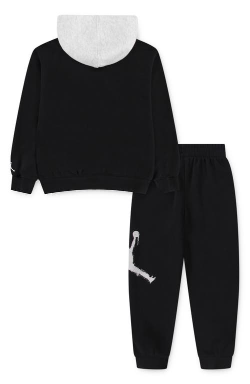 Jordan Kids' Mj Mvp Fleece Hoodie & Joggers Set In Black
