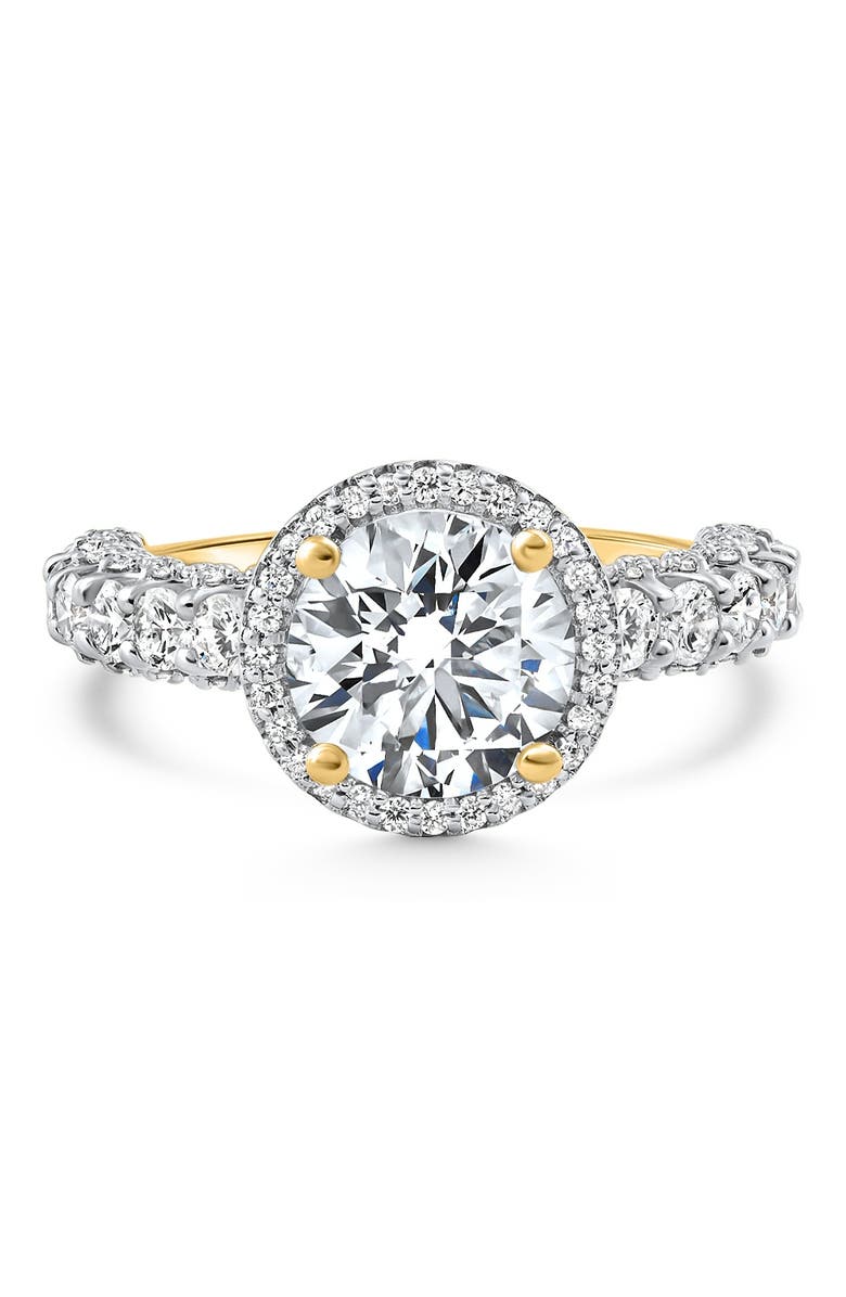 Bliss Diamond Certified 4.00Ct Diamond Engagement Ring 14k Gold Lab Grown, Alternate, color,