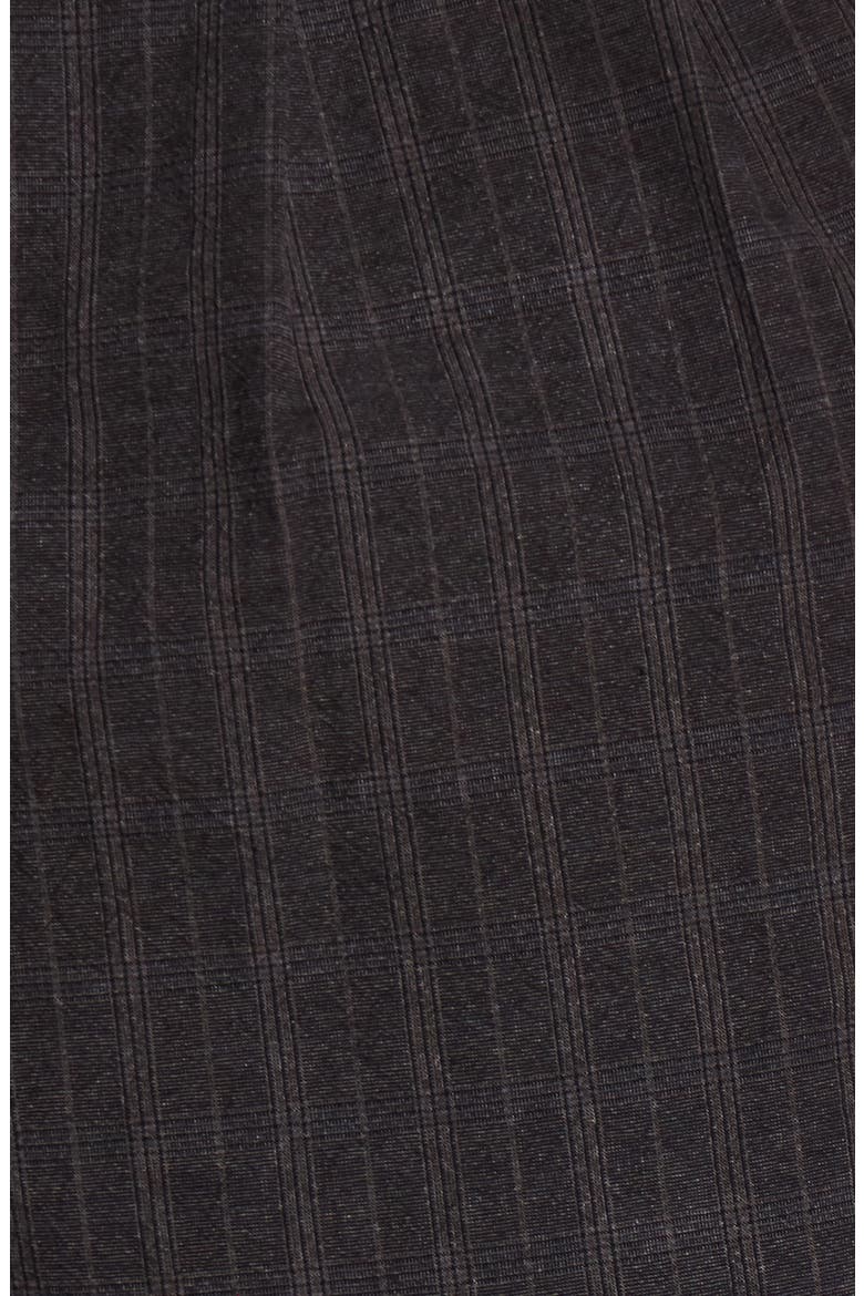 Goliath Brown Check Pleated Oversize Shorts, Alternate, color, BROWN