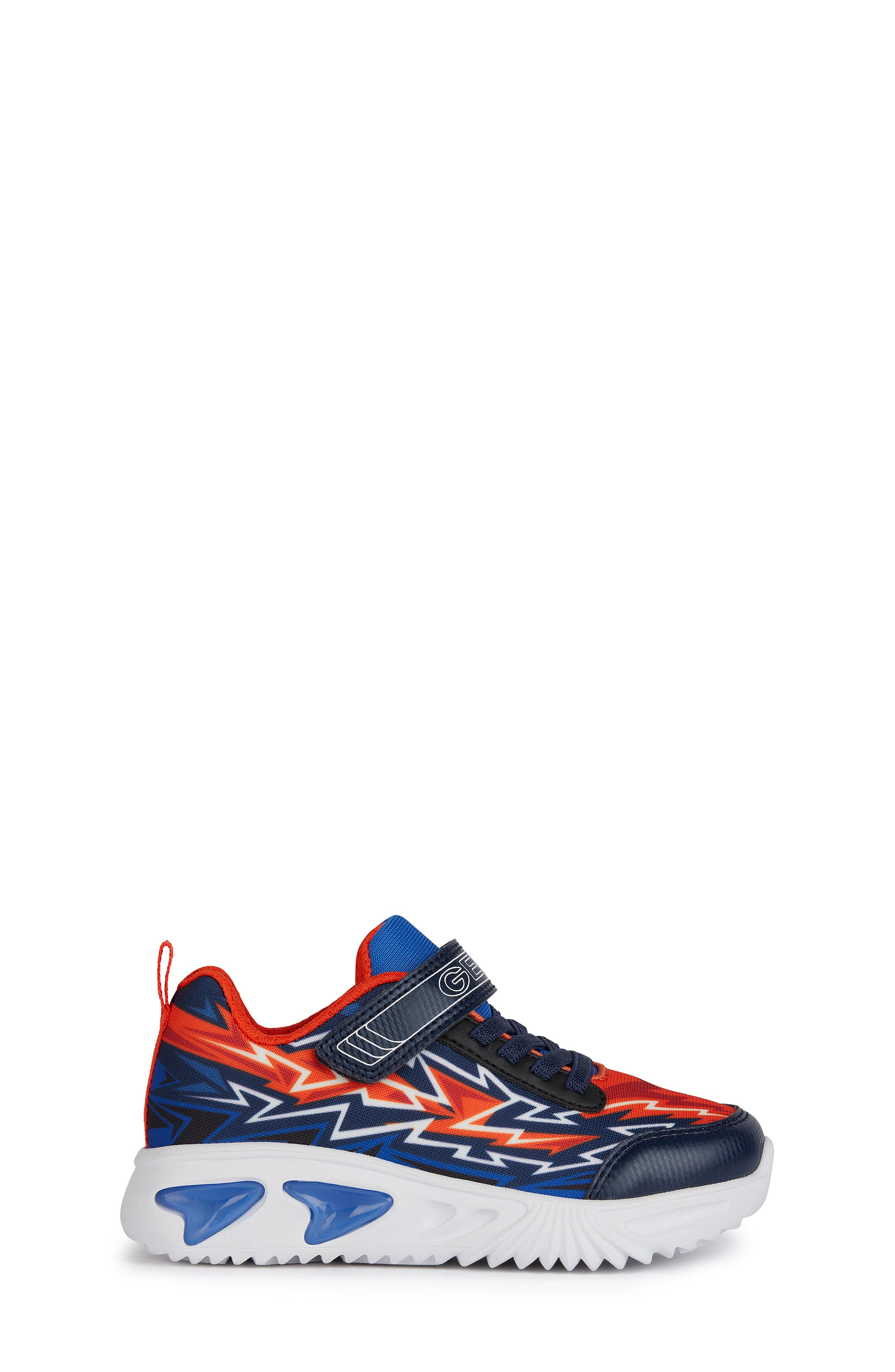Kids' Assister Light-Up Sneaker, Alternate, color, NAVY/ ORANGE