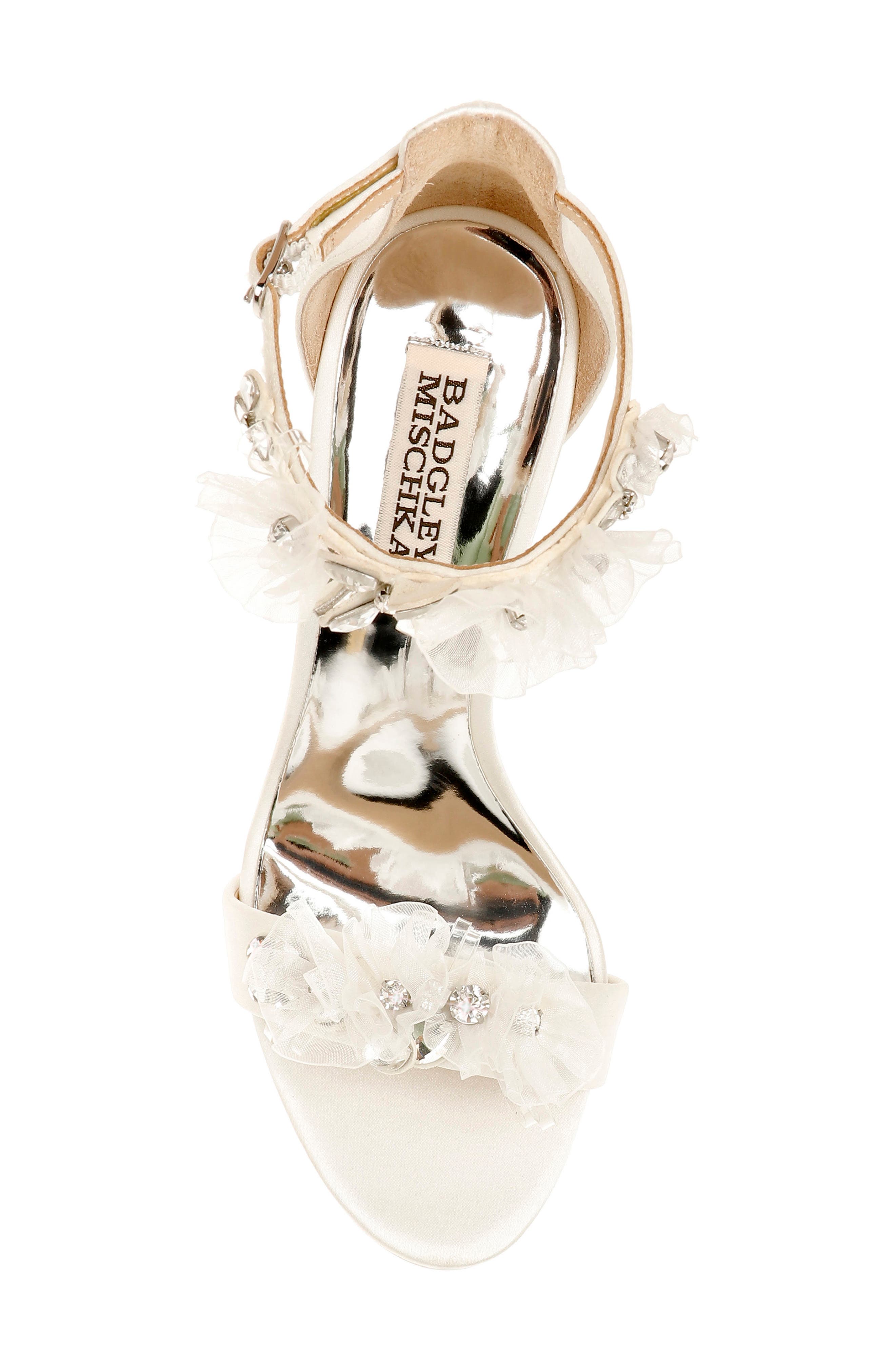 Badgley Mischka Collection Badgley Mischka Cardi Crystal Embellished Sandal, Alternate, color, 