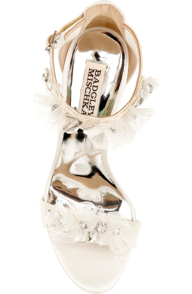 Badgley Mischka Collection Badgley Mischka Cardi Crystal Embellished Sandal, Alternate, color,