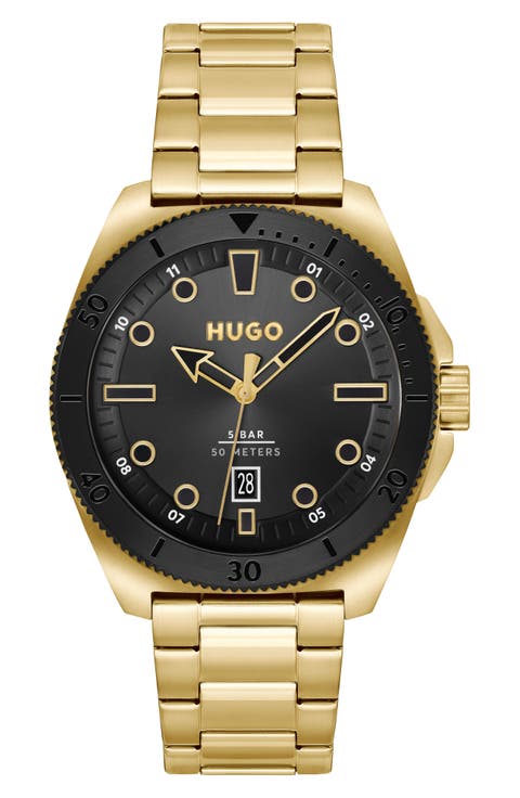 Visit Bracelet Watch, 44mm