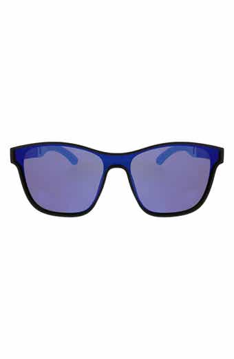 Hurley 50mm Square Shield Polarized Sunglasses