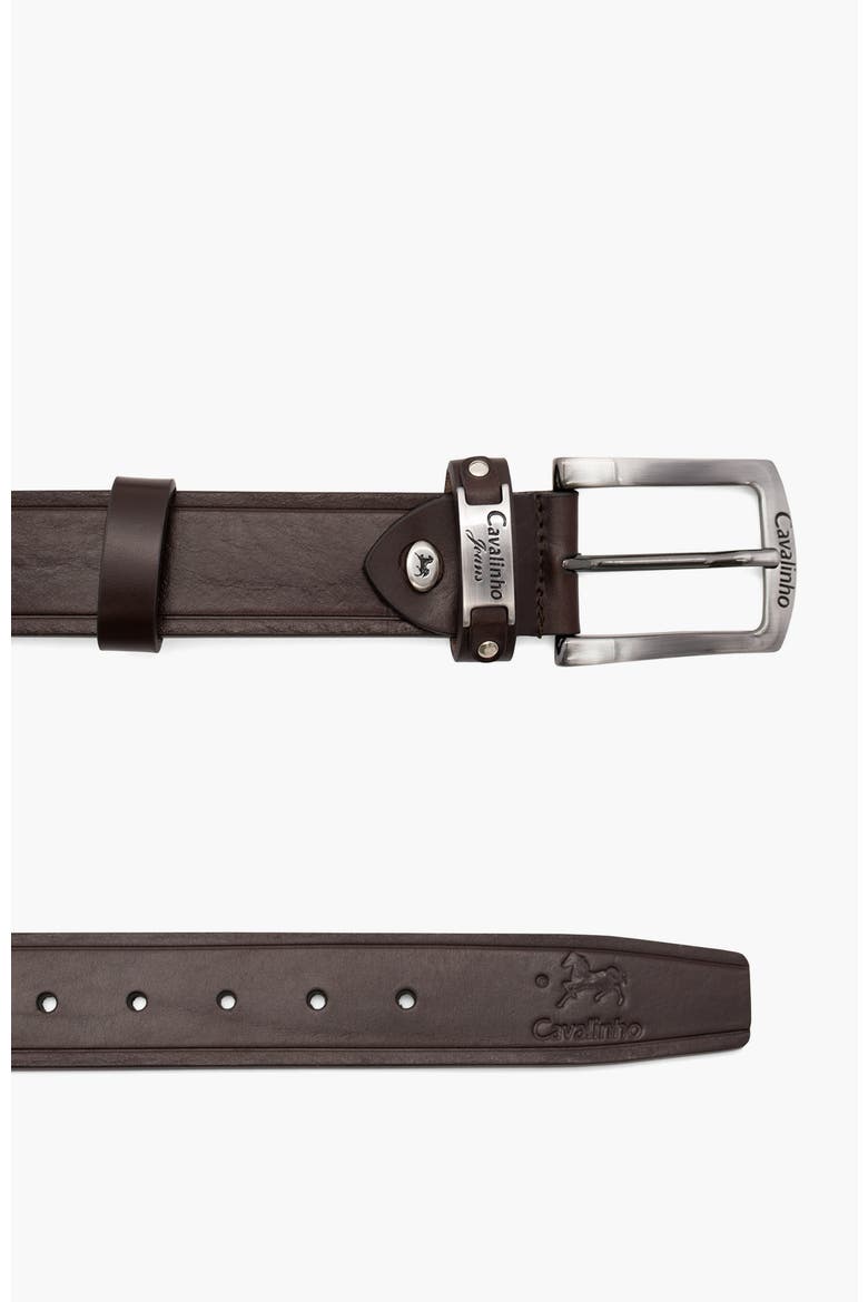 Gentleman 512 Leather Belt, Alternate, color, Brown