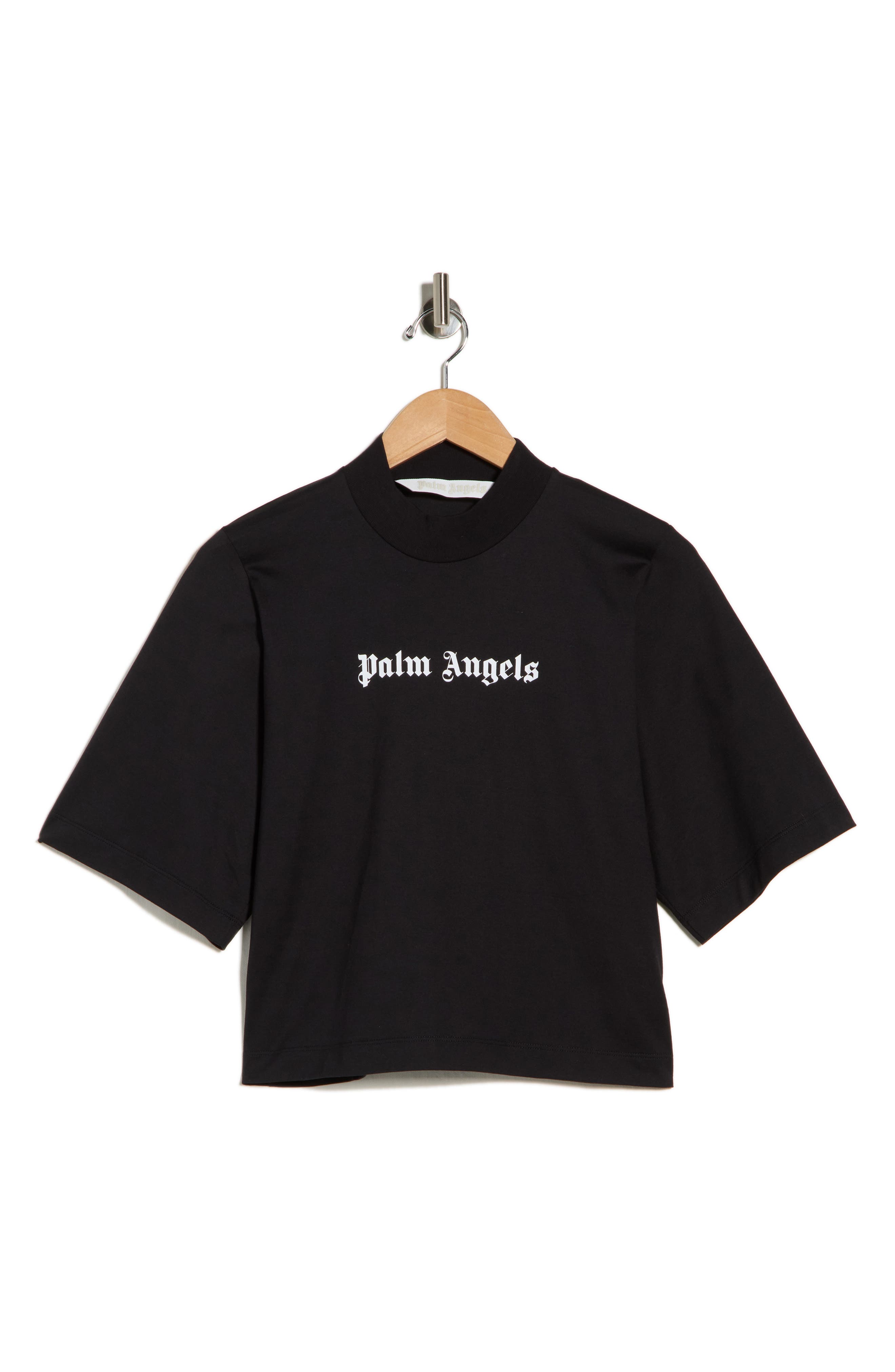 Palm Angels Logo Crop Graphic T-Shirt