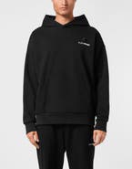 PLEIN SPORT Oversize Hoodie Sweatshirt Ls Scratch Men