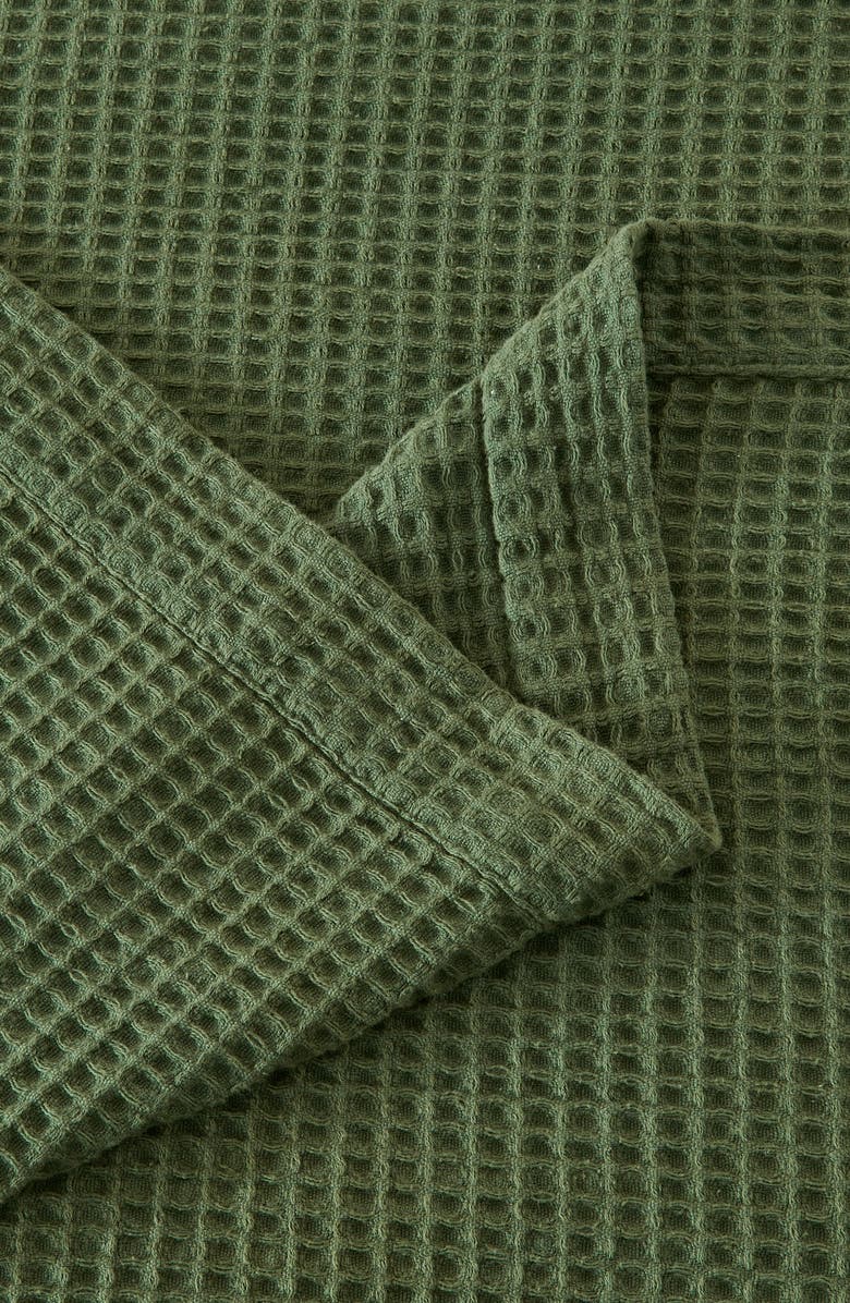 Cotton Blend Waffle Weave Blanket