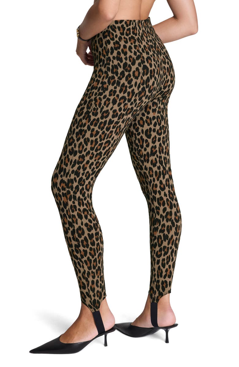 SPANX<sup>®</sup> SPANXsupersmooth<sup>™</sup> PerfectFit Ponte Stirrup Leggings, Alternate, color, Brown Multi