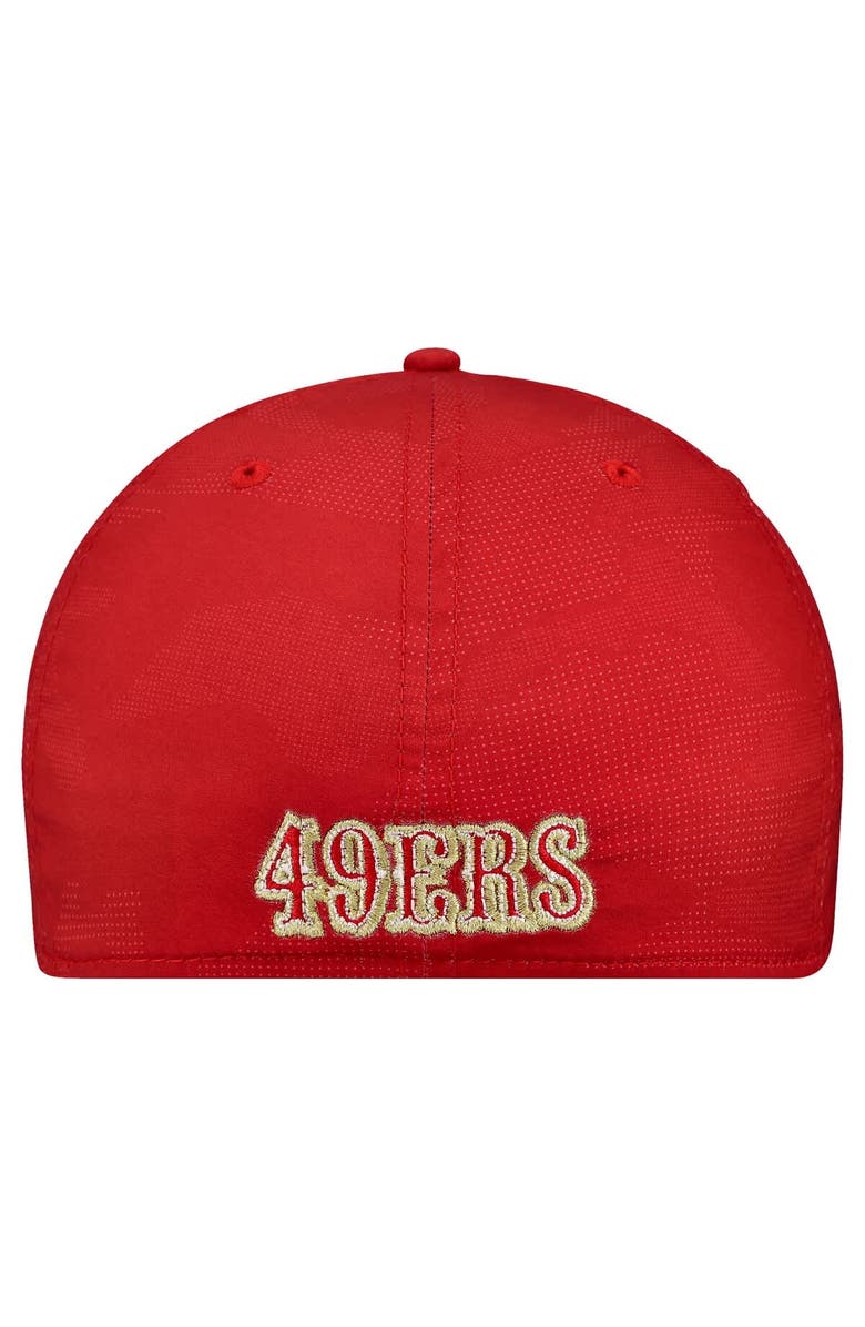 New Era Men's New Era  Scarlet San Francisco 49ers Tonal Camo 39THIRTY Stretch Fit Hat, Alternate, color, Scarlet