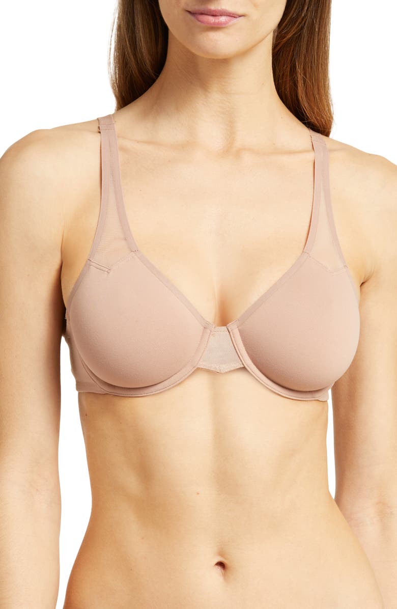 Wacoal Body by Wacoal 2.0 Underwire Seamless Convertible Bra, Main, color, Roebuck