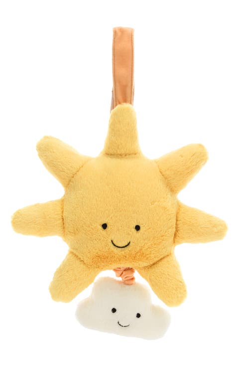 Amuseables Sun & Cloud Musical Pull 7.9-Inch Plushie