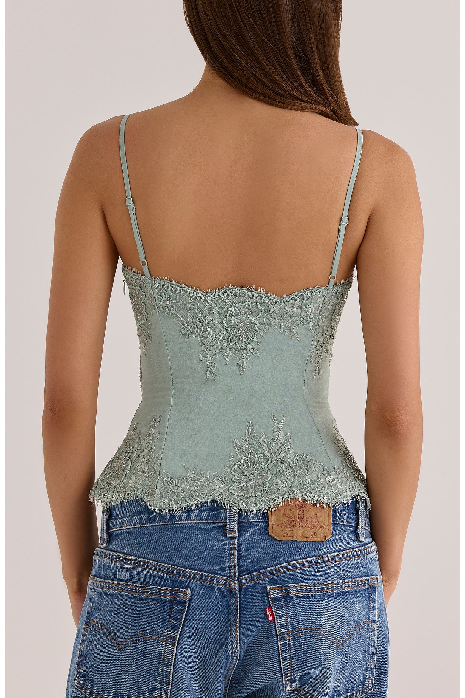 Georgette Color HOUSE OF CB Soraya Embellished Georgette Top (Women) | Nordstrom