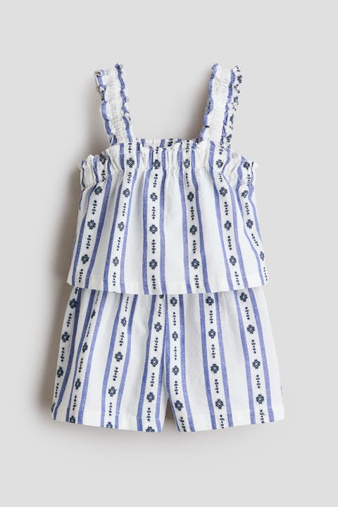 2-piece Top And Shorts Set
