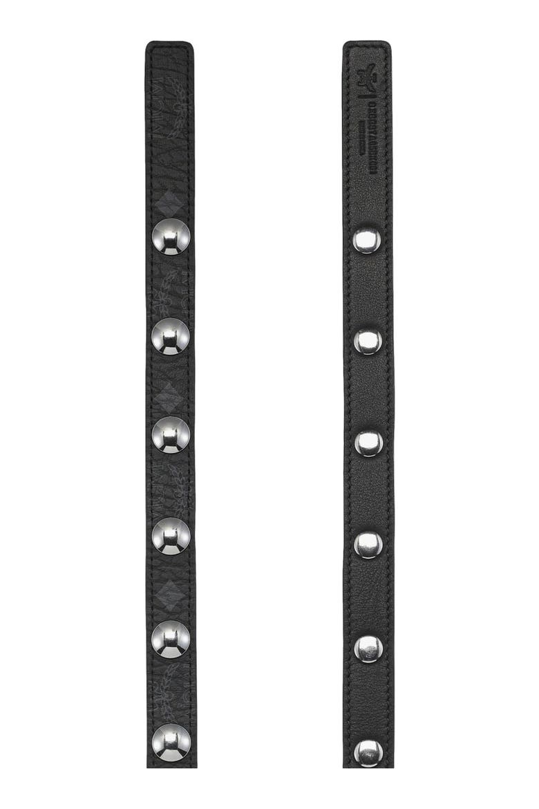 Aren 1" Belt in Galactic Gala Leather, Alternate, color, Black