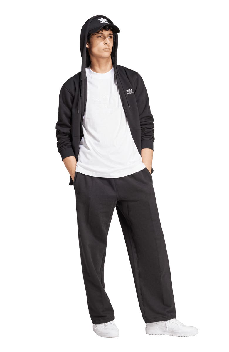 adidas Originals Essentials Trefoil Zip Hoodie, Alternate, color, 